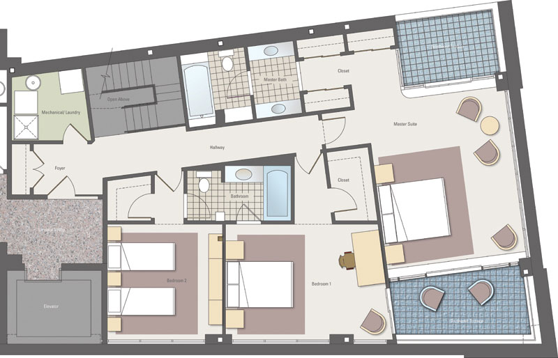 Image showcasing Open-Plan Apartment Ideas: Furnishing & Layout Solutions